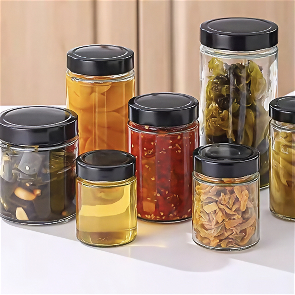 High Cover Glass Bottle Food Grade Sealed Jar Chil08.jpg