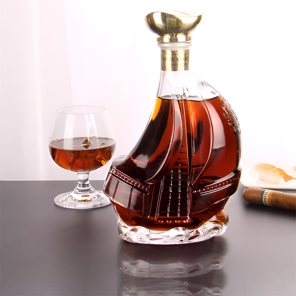 Brandy Strong Wine Bottle, Red Wine Bottle, Irregu06