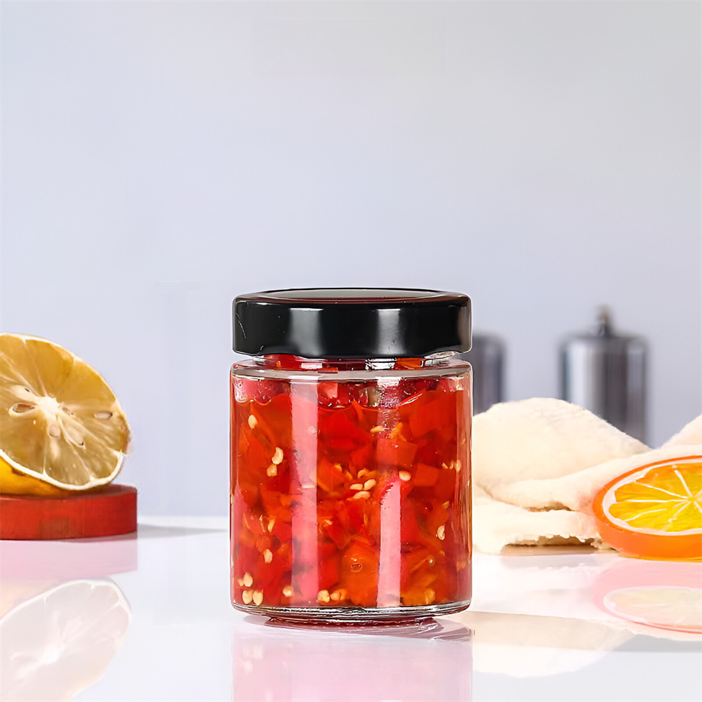 High Cover Glass Bottle Food Grade Sealed Jar Chil05.jpg