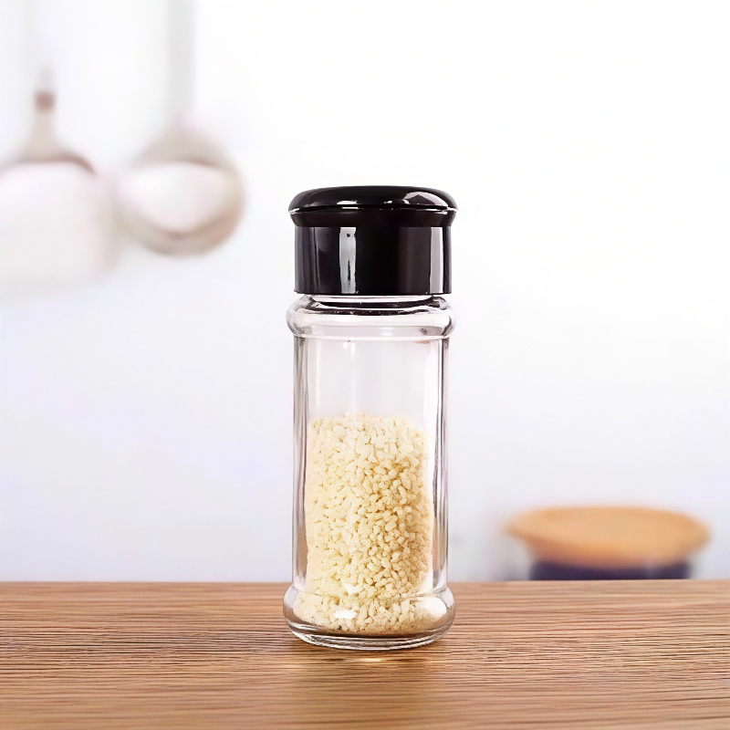 Kitchen Supplies Glass Condiment Bottle Pepper Jar Portable Outdoor Barbecue Seasoning Bottle (3)_