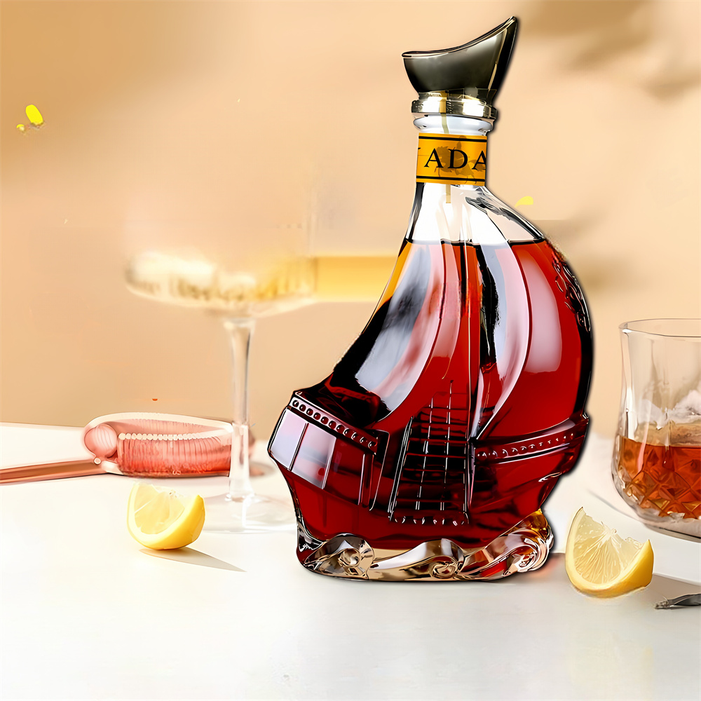 Brandy Strong Wine Bottle, Red Wine Bottle, Irregu01