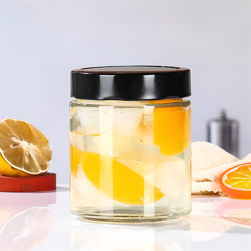 High Cover Glass Bottle Food Grade Sealed Jar Chil01